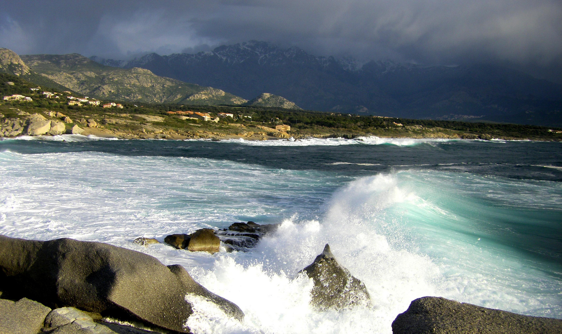 Tempête sur le golfe de Calvi