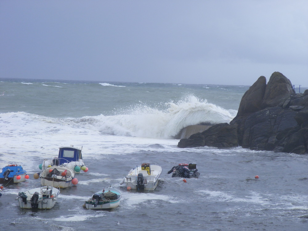 Tempête sur Pors Poulhan