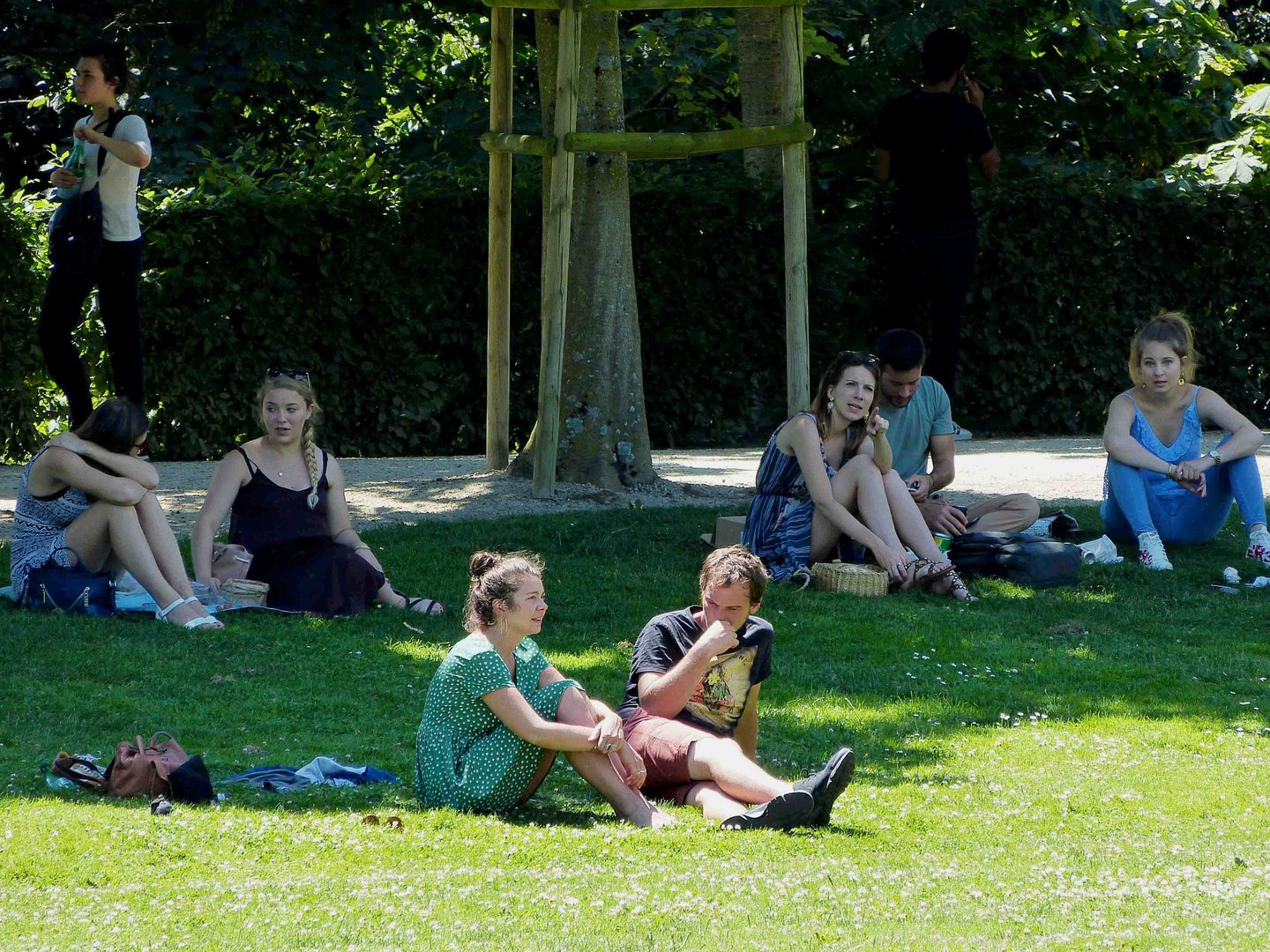 tendres secondes qu'on broute à l'ombre