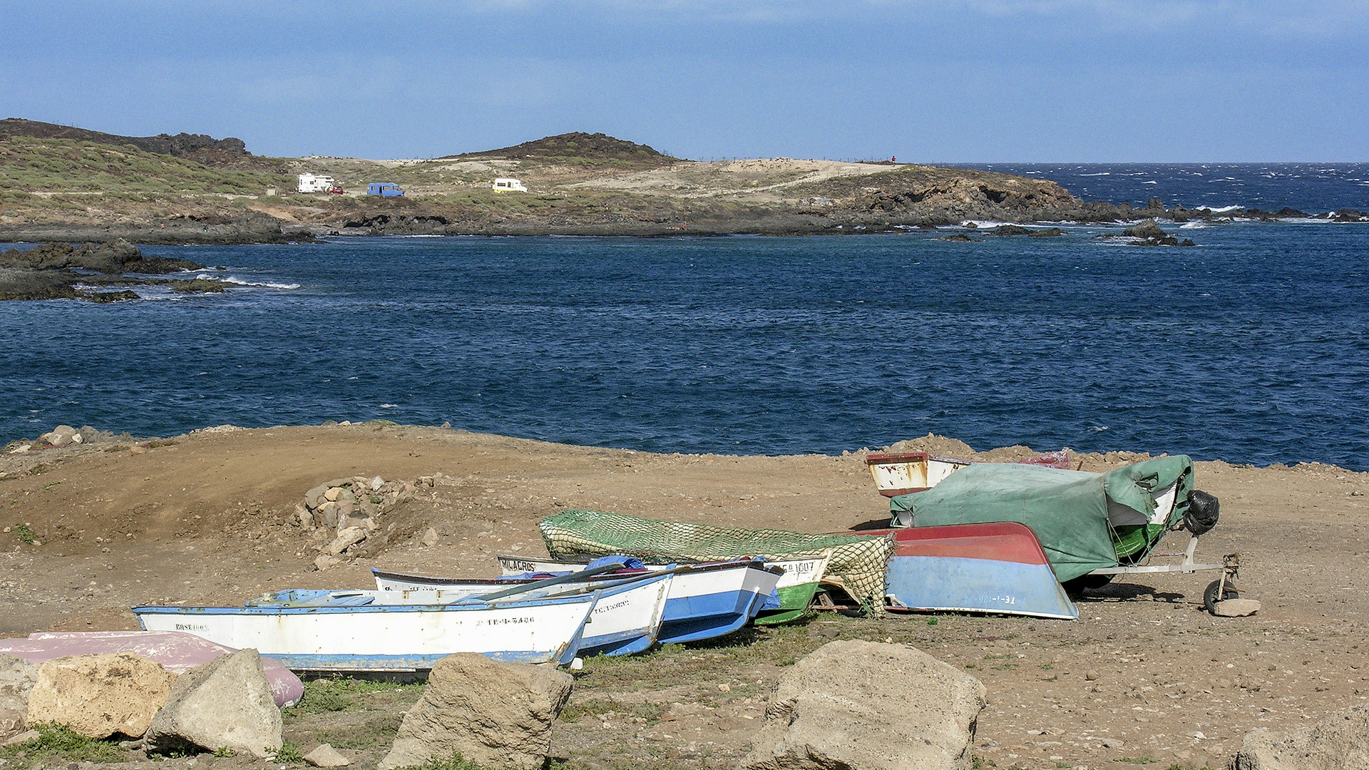 Tenerife Sur - Fischerboote bei 'Poris de Abona' - 2005 ...