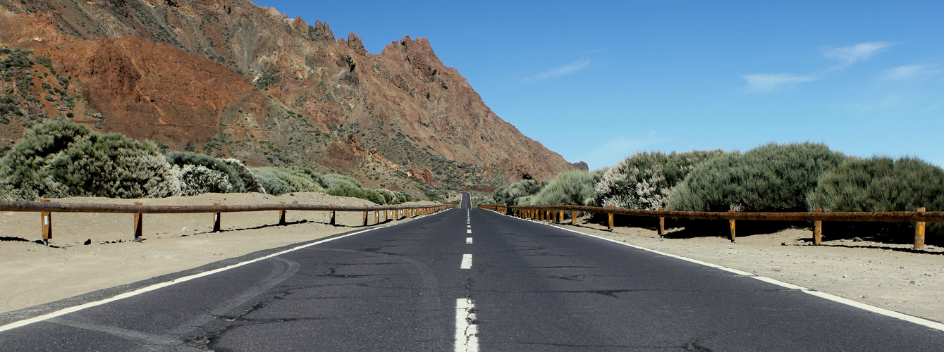 Teneriffa 2011 - Strasse zum Pico del Teide