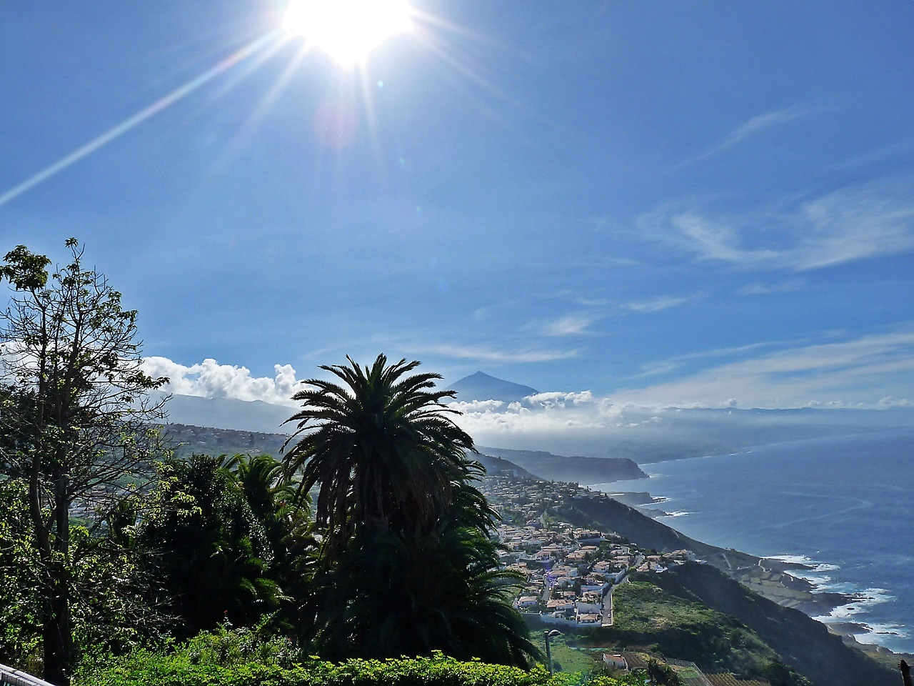 Teneriffa Ausblick auf dem Berg Teide