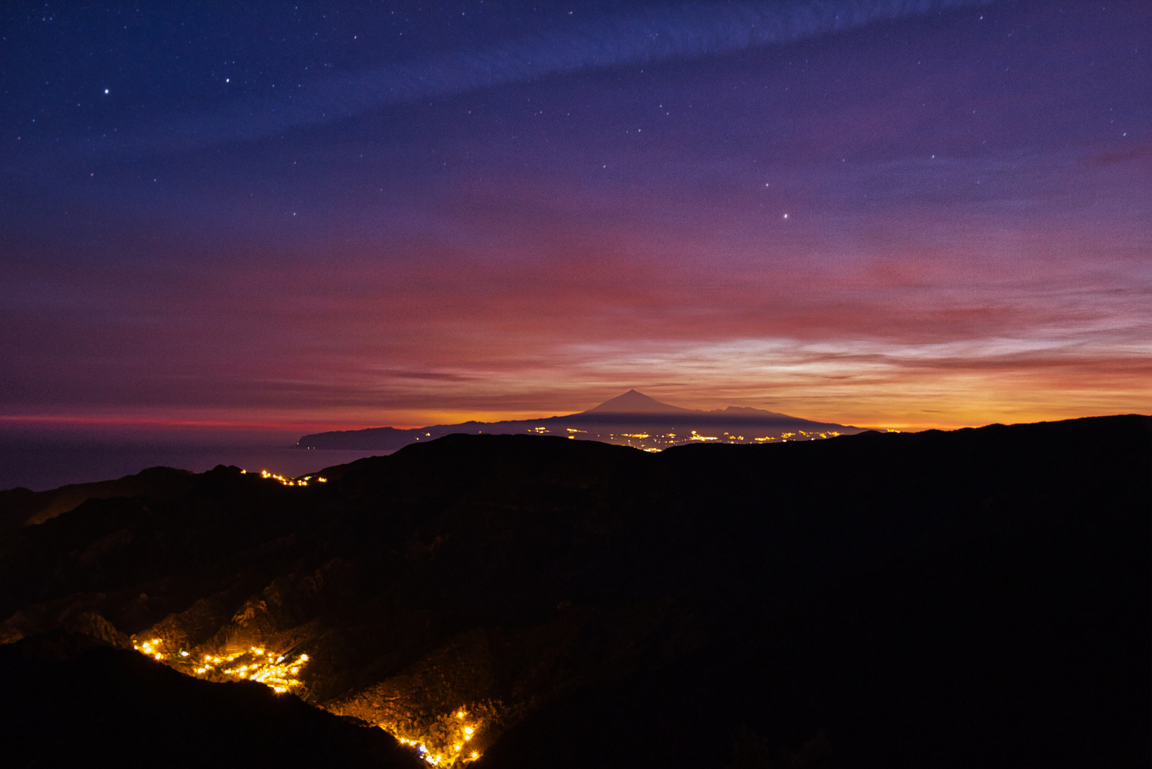 Teneriffa bei Nacht