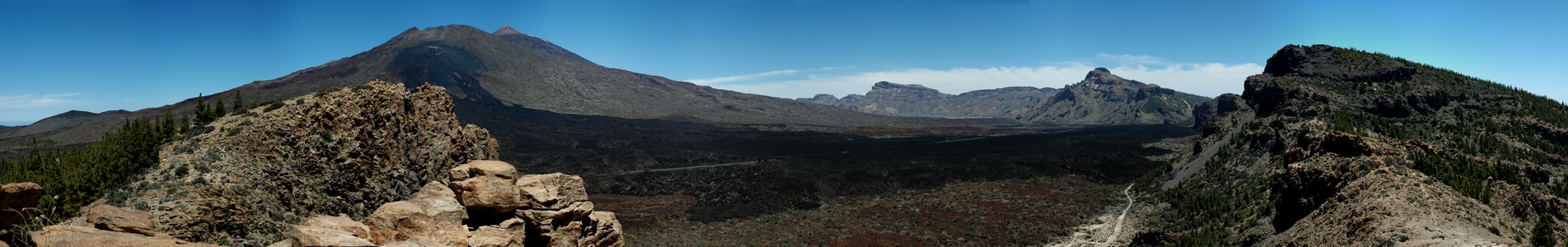 Teneriffa, Blick vom Roque del Cedro....