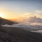 Teneriffa: Sonnenuntergang hinter dem Pico del Teide