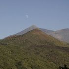 Teneriffa, Teide mit kleinen Brüdern und Mond