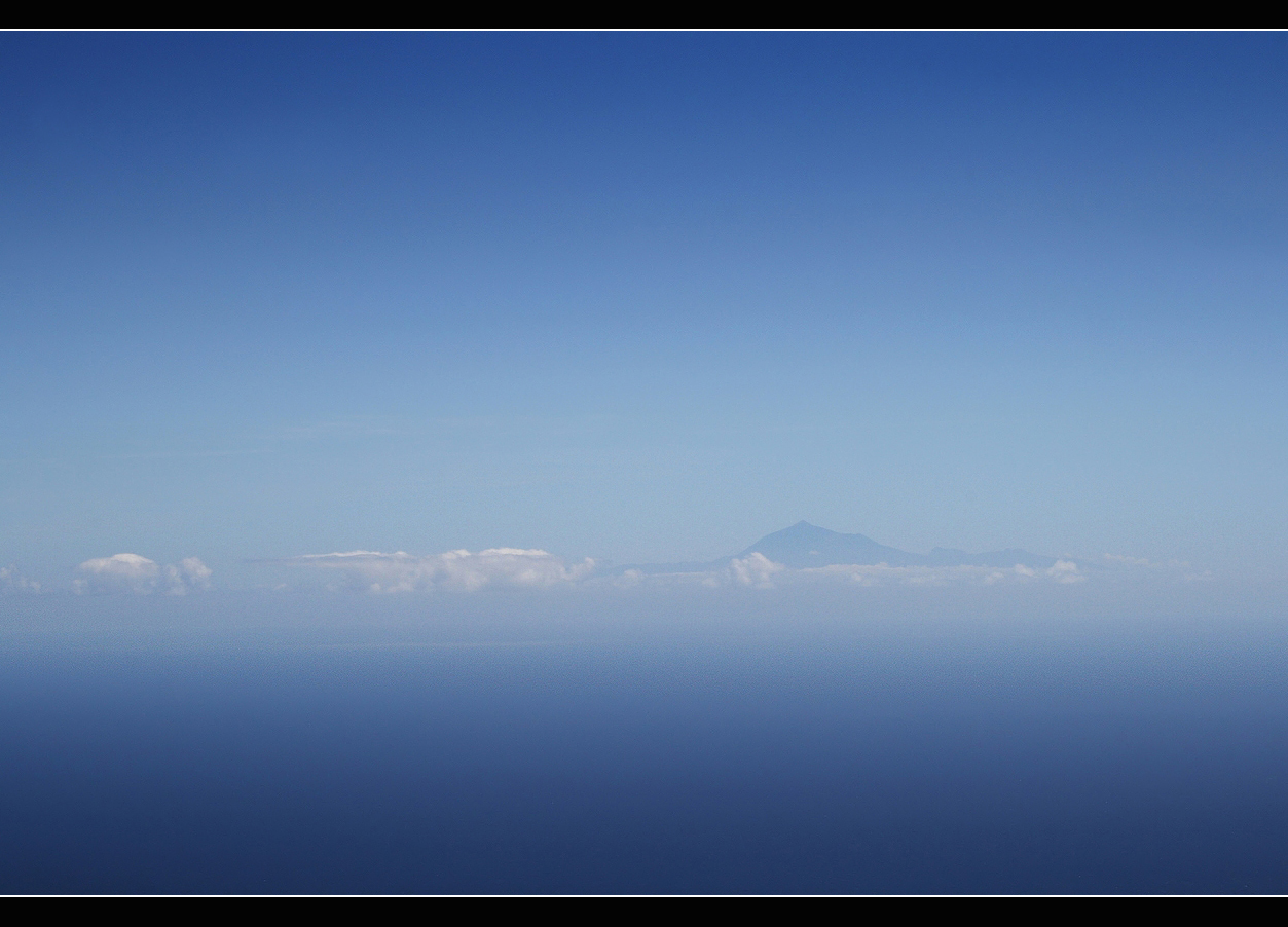 Teneriffa von La Palma aus gesehen!