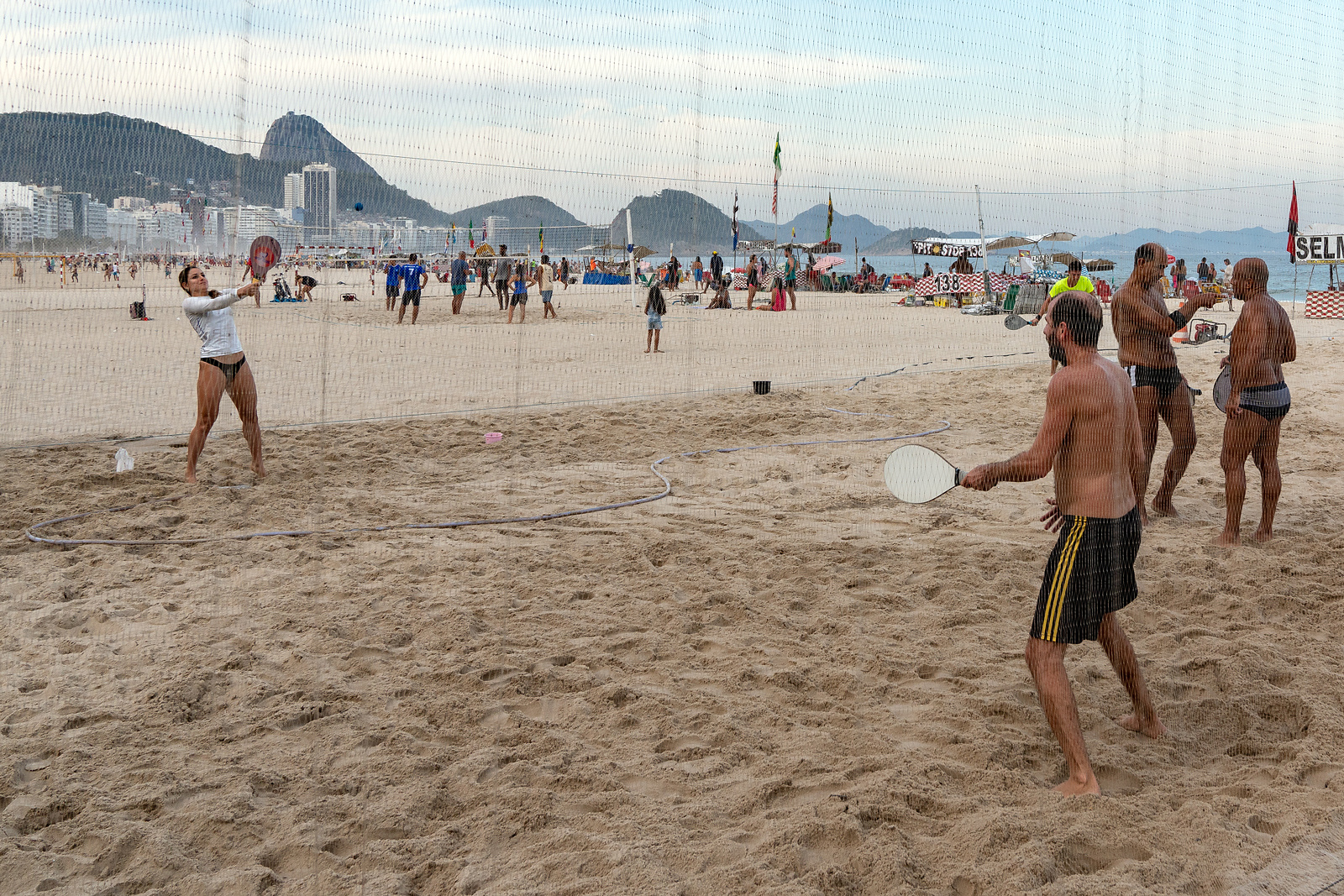 Tenis an der Copacabana