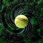 Tennisball zum zweiten 