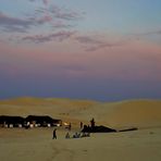 Tentes d’un Traiteur pour un dîner dans le désert Tunisien près de Tozeur
