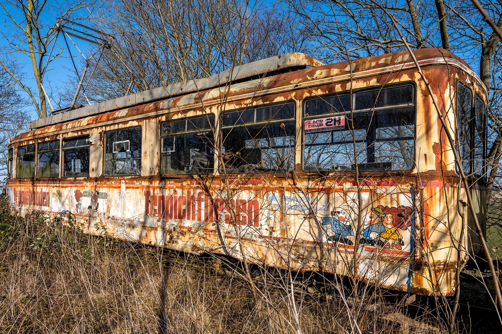 Teppichfliesen-Tram