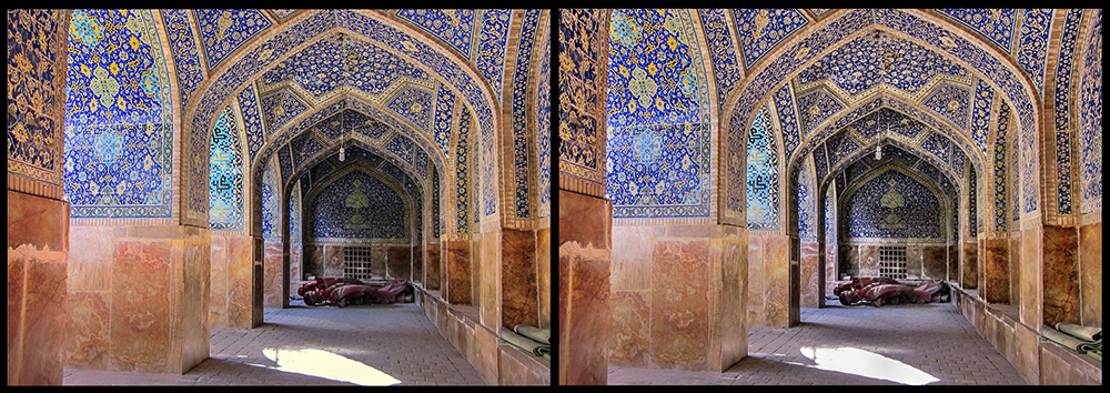 Teppichlager in Isfahan