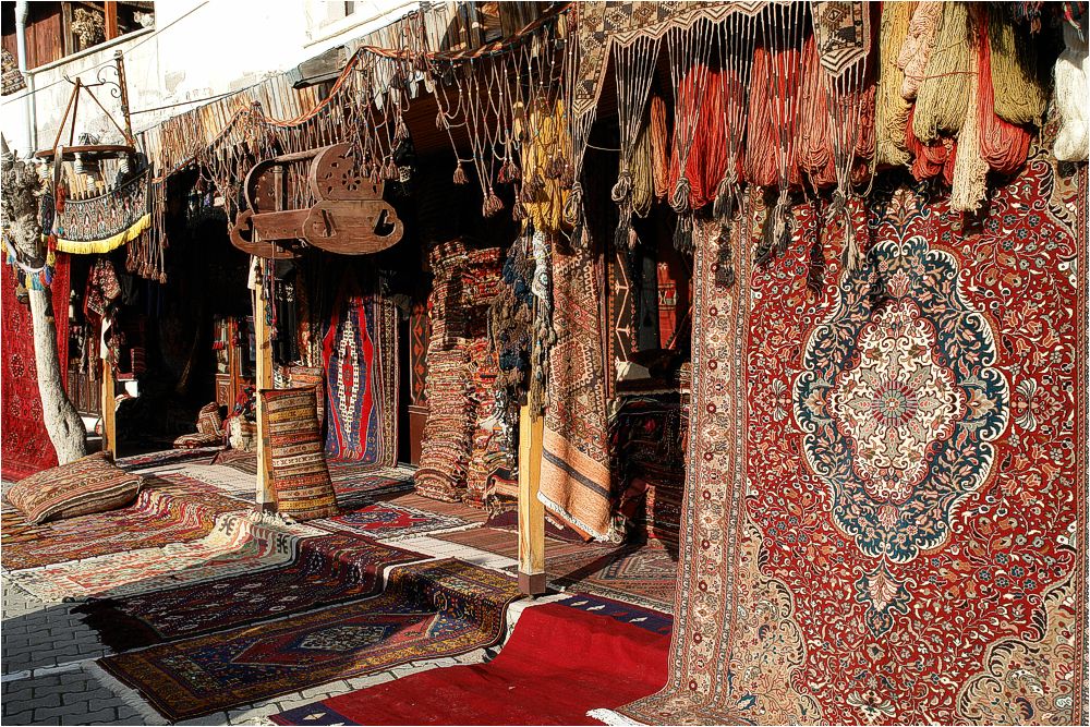 Teppichmarkt in Göreme/Kappadokien