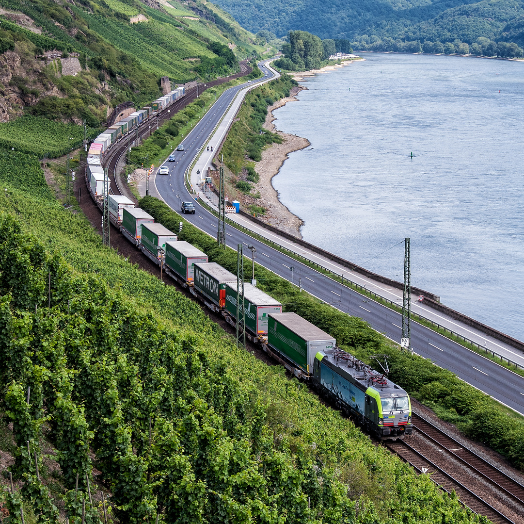 Terminfracht schnelle Landstraße