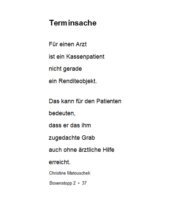 Terminsache BS 2 - 37