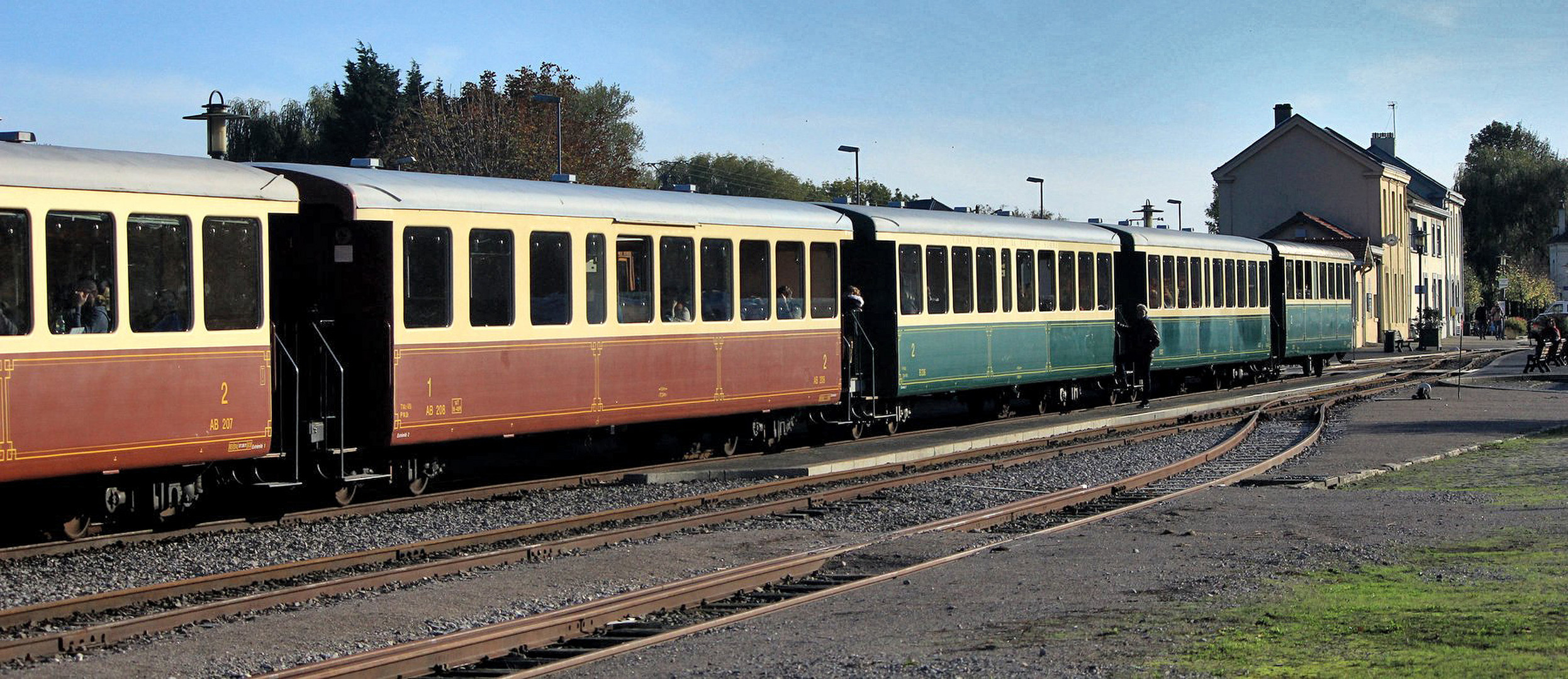 Terminus à Noyelles  pour le petit Train de la Baie de Somme....