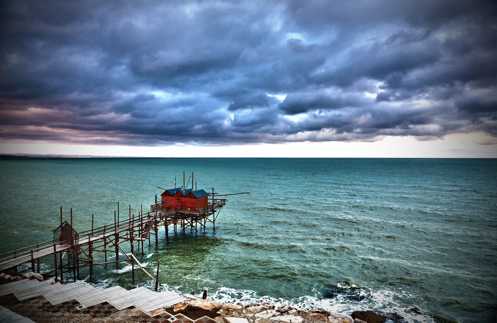 Termoli - Il trabucco nuovo in HDR