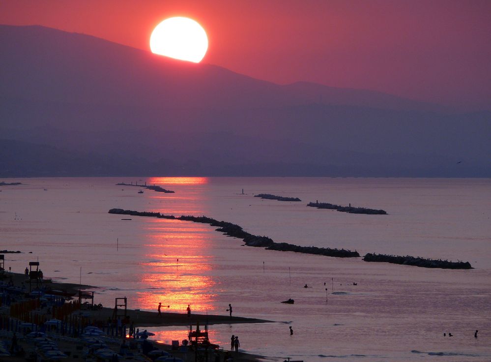 Termoli - tramonto sulla spiaggia