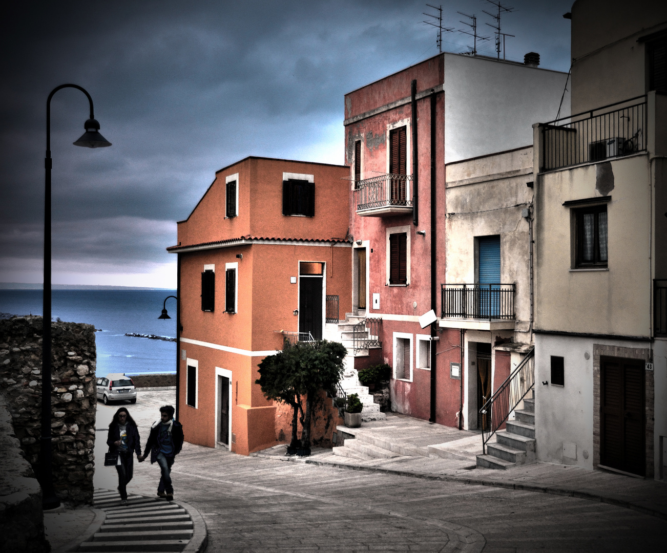 Termoli - veduta del borgo antico 6 in HDR