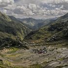 Terraced hilltop in ifugao Province, Philippines