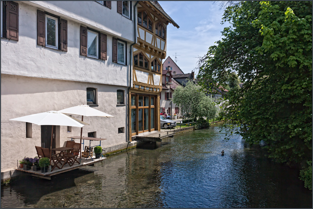 Terrasse an der Blau