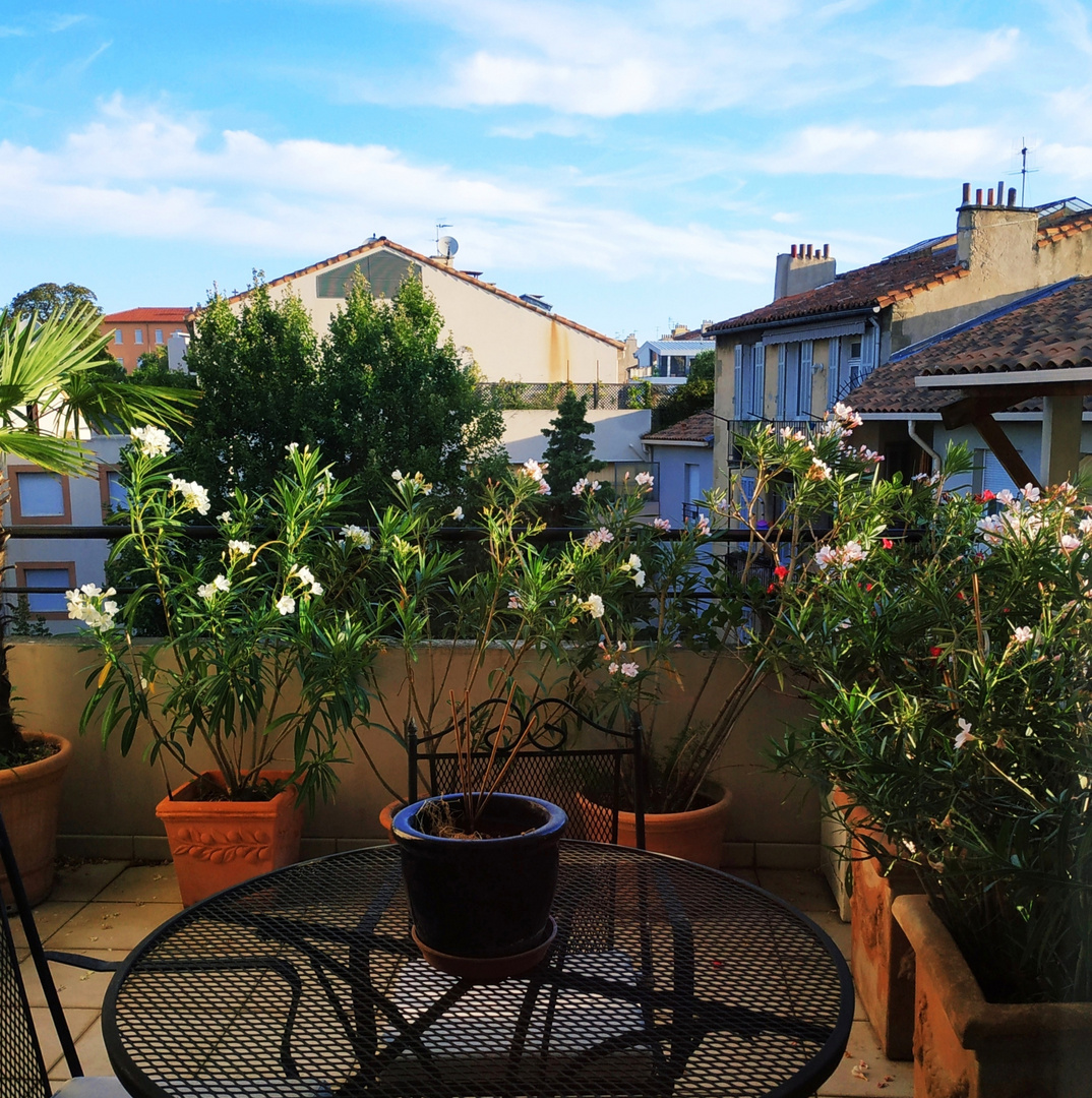 Terrasse au Printemps