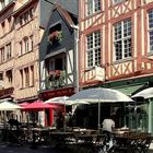 Terrasse dans le Vieux Rouen