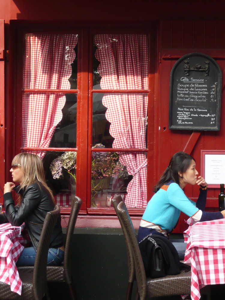 Terrasse de café à Montmartre