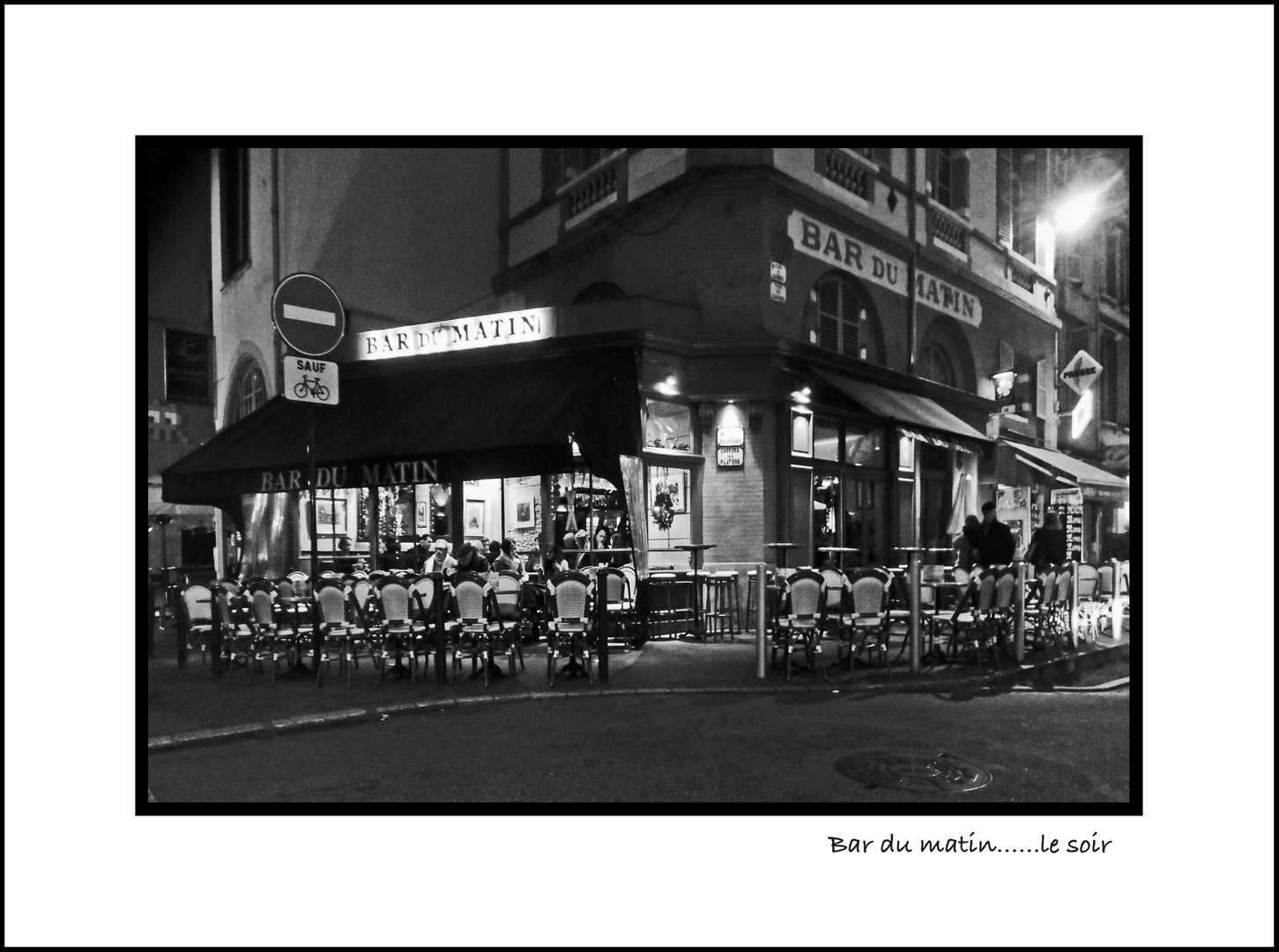 Terrasse de nuit