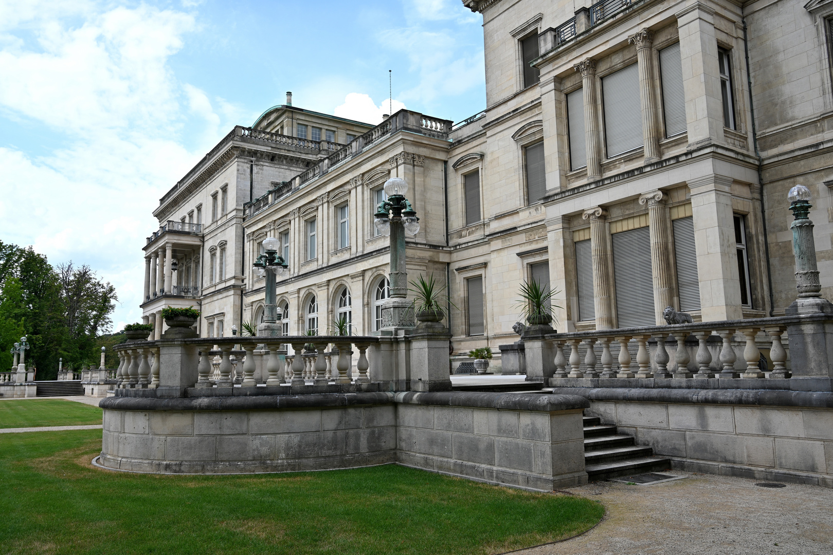 Terrasse der Villa Hügel