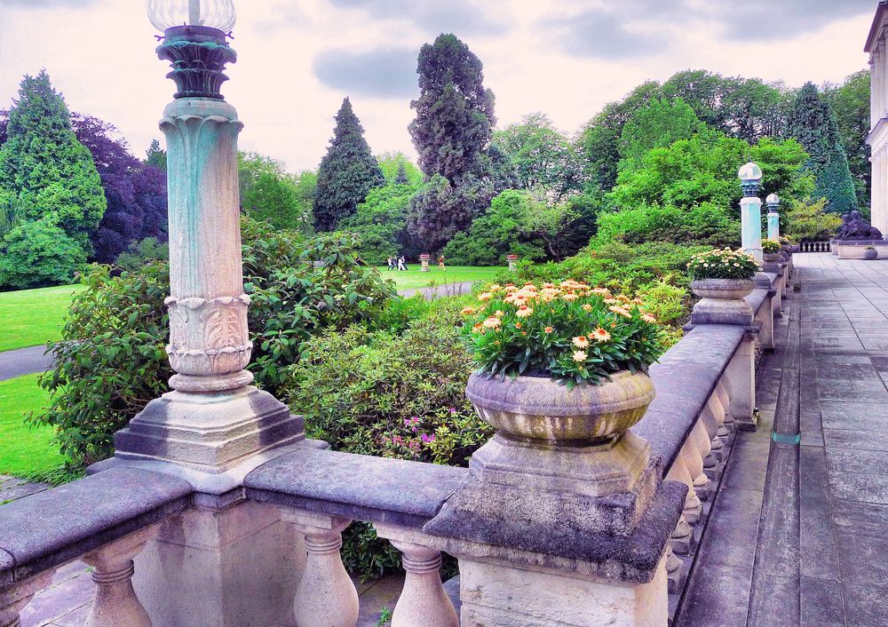 Terrasse der Villa Hügel