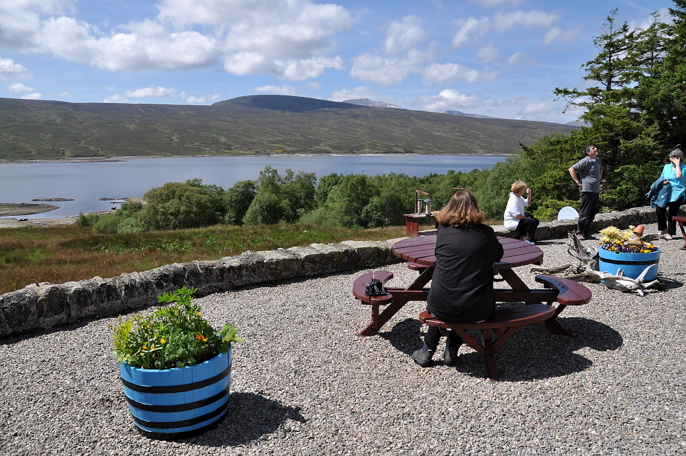 Terrasse des Overscaig House Hotels