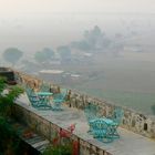 Terrasse du Fort de Neemrana .