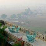 Terrasse du Fort de Neemrana .