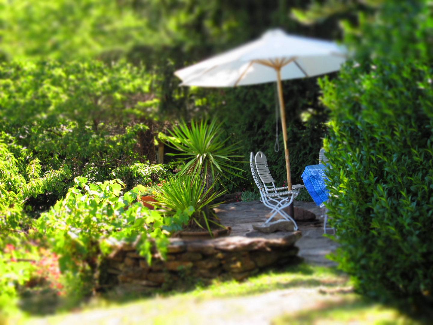 Terrasse für ruhige Stunden