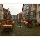 Terrasse im Herbst