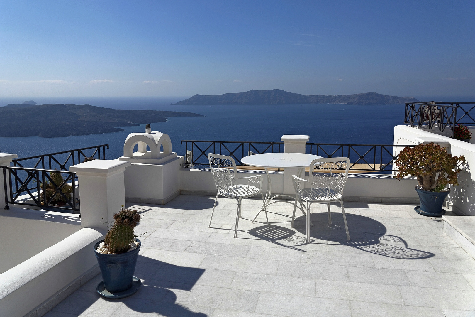 Terrasse in Fira