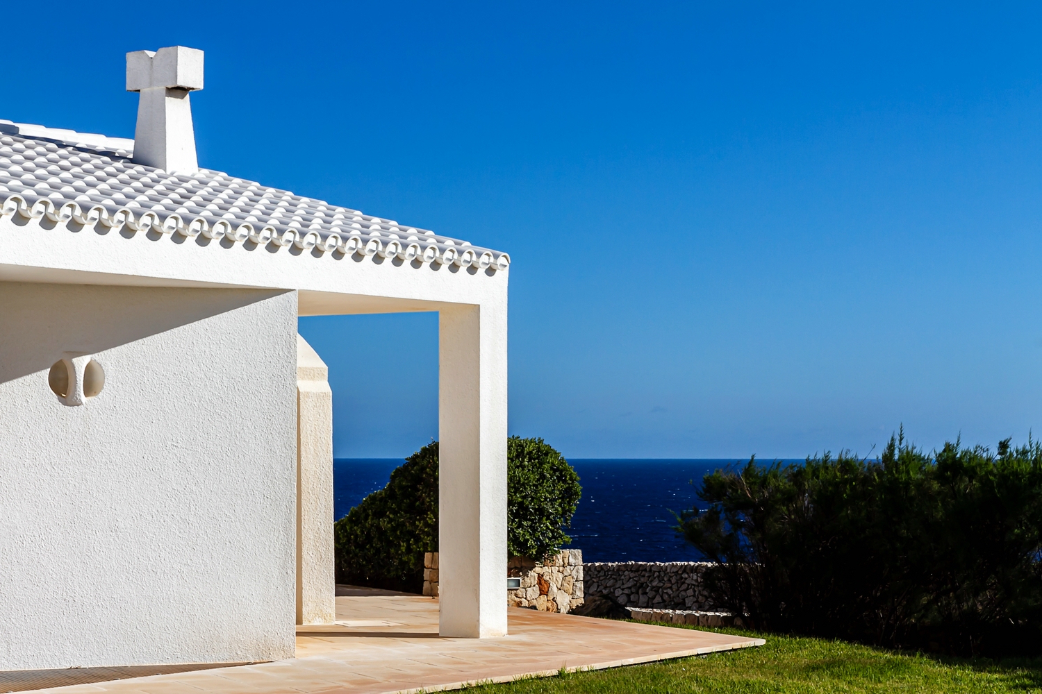 Terrasse mit Meerblick