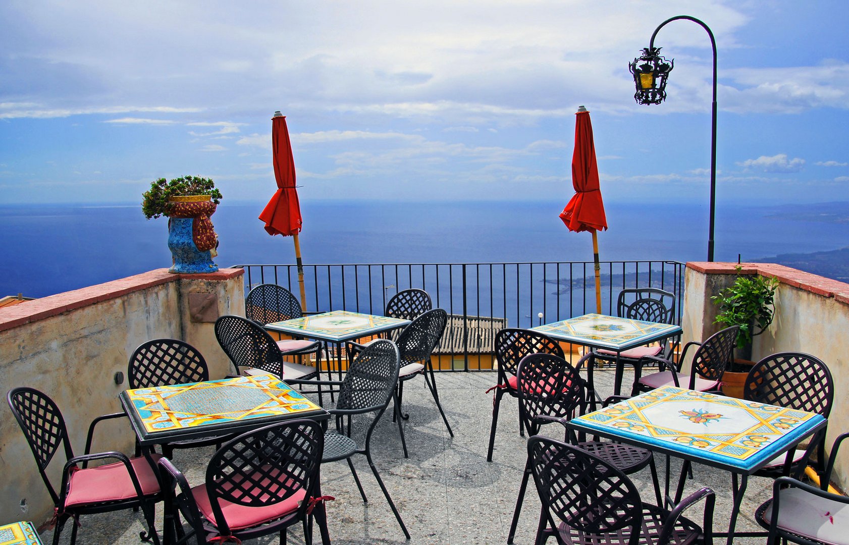 Terrasse  mit Meerblick