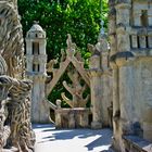 Terrasse Sud Ouest du Palais Idéal du Facteur Ferdinand Cheval