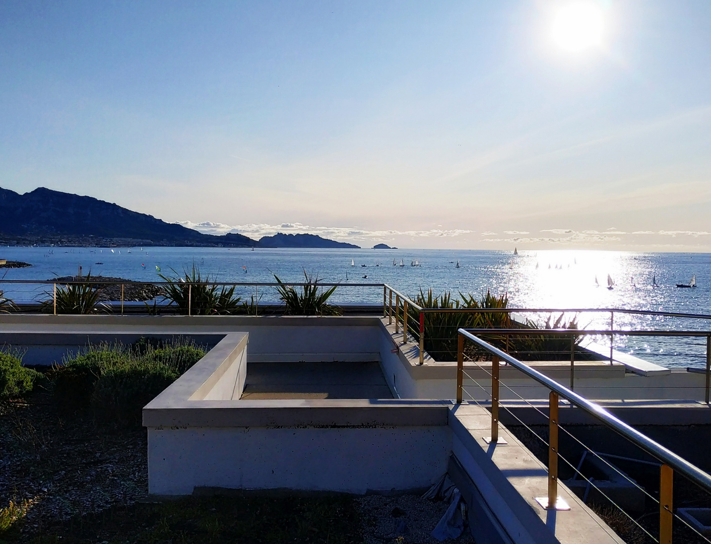 Terrasse sur mer