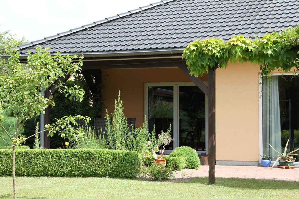 Terrasse und Garten