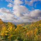 Terrassenblick - zwischen den Regenschauern  .  .  .