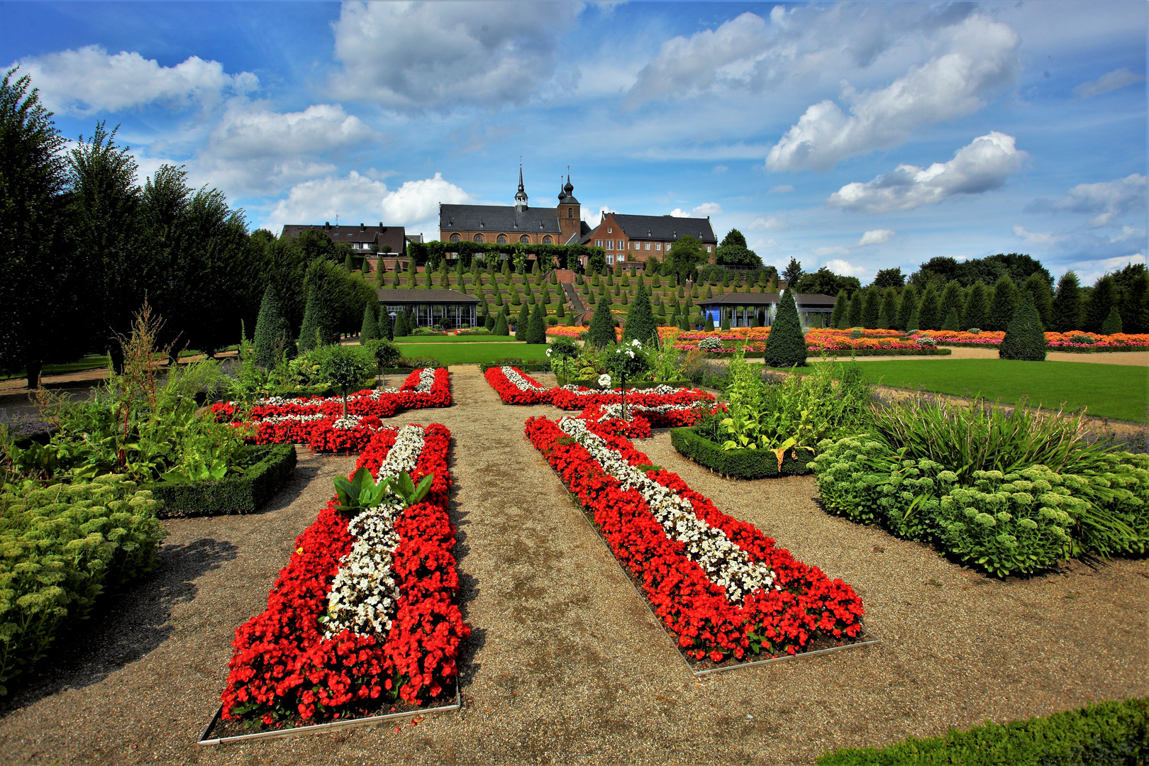 Terrassengarten von Kloster Kamp