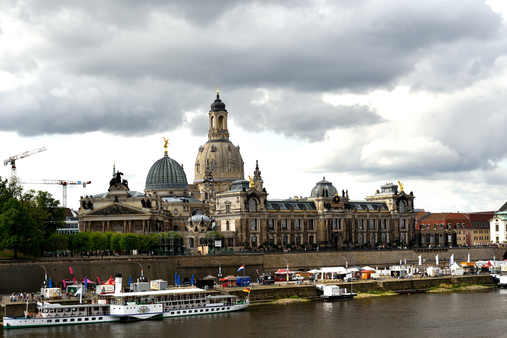 Terraza de Brühl en Dresden Alemania