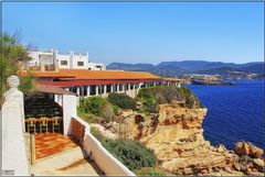 Terraza en la Cala Codolar