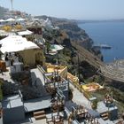 Terrazas en Santorini