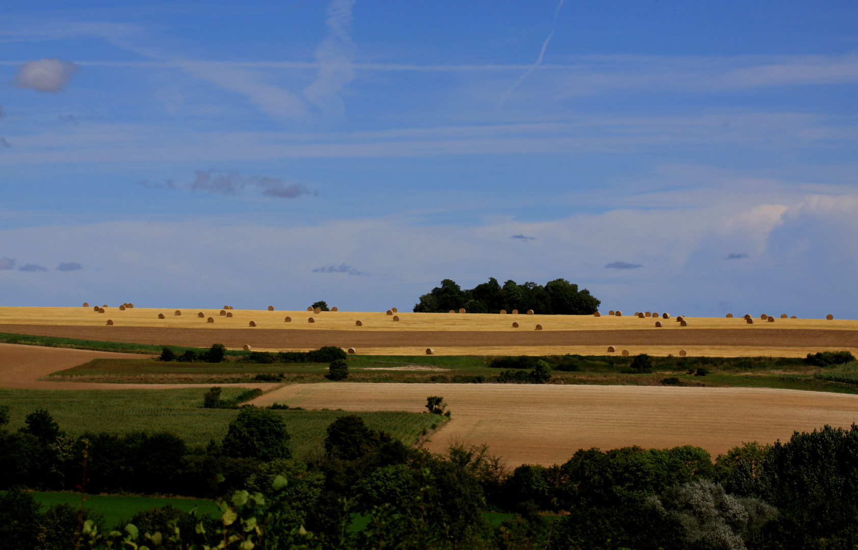 Terre de France en fin d'été