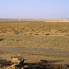  Terre de sel sur lac salé