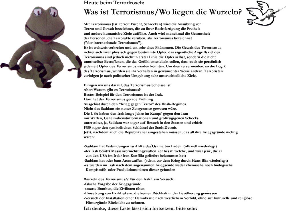 Terrorismus /Wurzeln